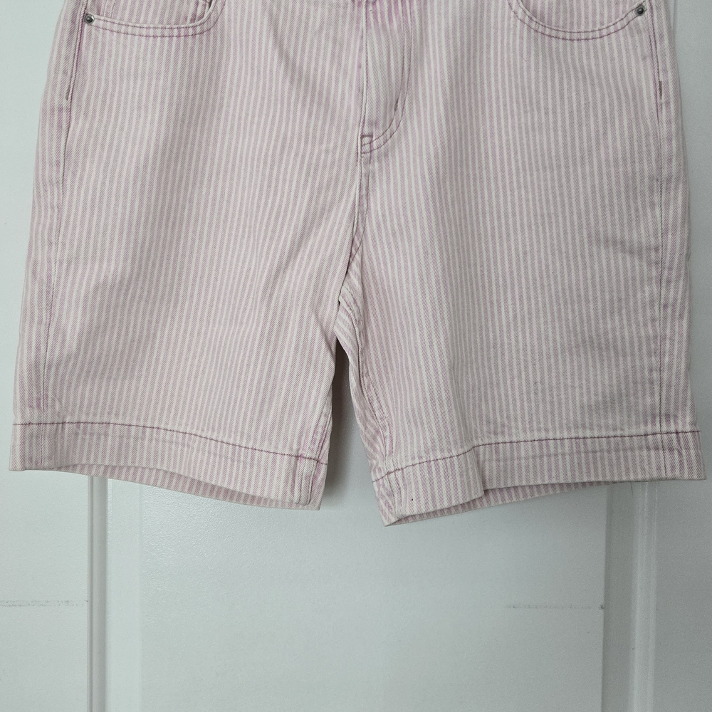 Pink Striped Women's Shorts